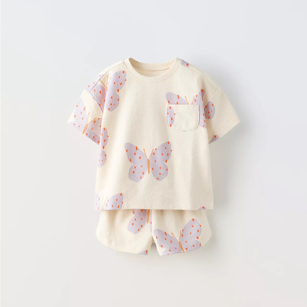 Butterfly Print Kids Set (READ DESCRIPTION)